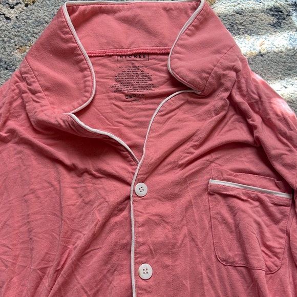 Pink Long Sleeve and Pants Kickee Pants Pajama Set - Picture 3 of 6